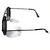 Óculos de sol Cayo Blanco Modelo Redondo em Metal Preto Lente Preta na internet