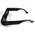 Óculos De Sol Cayo Blanco código cb_cjh2230, modelo vintage no formato retangular, cor da armação preta com lente lente preta na internet