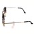 Óculos de sol Cayo Blanco Modelo Redondo em Metal Dourado Lente Degradê na internet