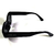 Óculos De Sol Cayo Blanco cb-cy59002, modelo Roma, armação em policarbonato no formato gateado na cor preto com lente preta na internet