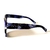 Óculos de Sol Cayo Blanco CB_dhs8849, modelo Rio de janeiro, armação quadrada em policarbonato na cor Floral Lilás e Azul com lente fumê na internet