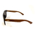 Óculos de Sol Cayo Blanco, modelo Wayfarer com hastes amadeiradas e lentes polarizadas - loja online