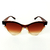 Óculos de Sol cayo blanco CB_fdj75004, modelo Miami, armação no formato gateado em policarbonato na cor marrom com lente marrom
