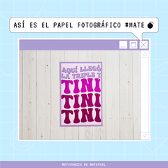 Poster La Triple T | Tini - comprar online