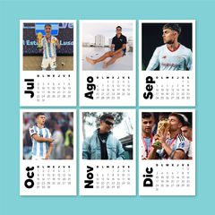Calendario Paulo Dybala en internet