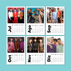 Calendario Jonas Brothers en internet