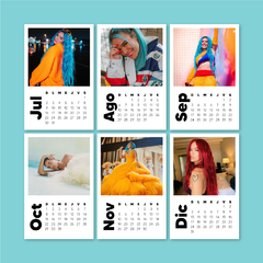 Calendario Karol G en internet