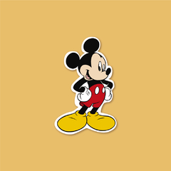 Sticker Mickey Mouse