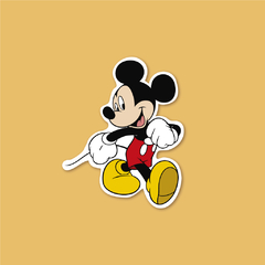 Sticker Mickey Mouse