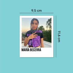 Polaroid María Becerra en internet