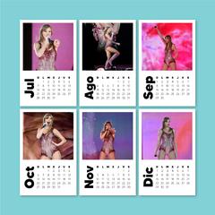 Calendario The Eras Tour Argentina 9.11 (Lover Era) | Taylor Swift en internet
