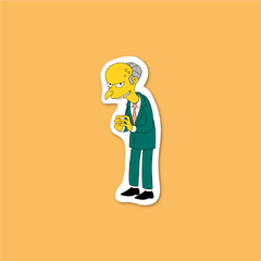 Sticker Sr Burns