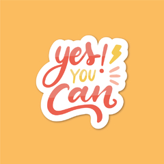 Sticker Yes! You Can