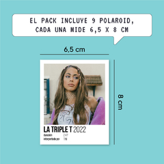 Pack 9 Polaroid (6,5 x 8 cm) | La Triple T | Tini - comprar online