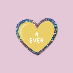 Sticker Corazón 4Ever