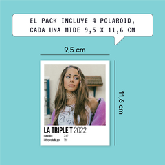 Pack 4 Polaroid (9,5 x 11,6 cm) | La Triple T | Tini - comprar online