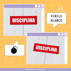 Sticker Disciplina | Lali - comprar online