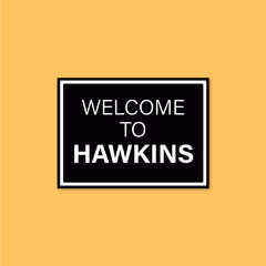 Sticker Welcome To Hawkins | Stranger Things