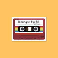 Sticker Running Up That Hill | Stranger Things