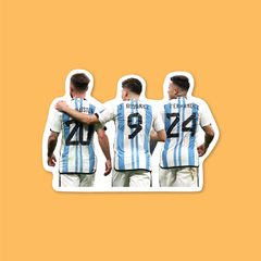 Sticker Julián Álvarez, Alexis Mac Allister & Enzo Fernández