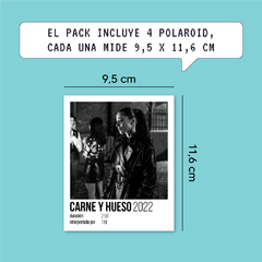 Pack 4 Polaroid (9,5 x 11,6 cm) | Carne y Hueso | Tini - comprar online