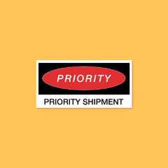 Sticker Priority Shipment