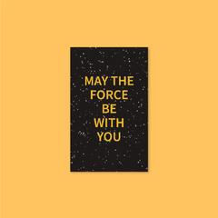 Sticker May The Force Be With You | Star Wars