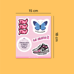 Planchita de Stickers Tini XL