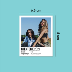 Polaroid Miénteme | Tini & María Becerra