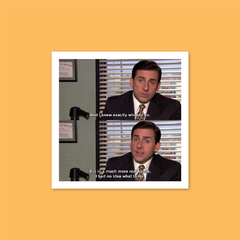 Sticker Michael Scott | The Office