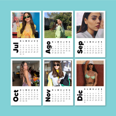 Calendario Danna Paola en internet