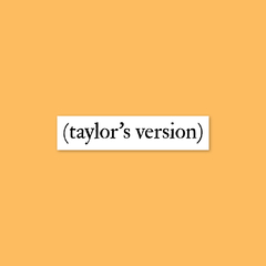 Sticker Taylor's Version | Taylor Swift