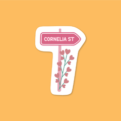 Sticker Cornelia St | Taylor Swift