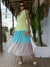 VESTIDO CHIFFON COLOR BLOCK