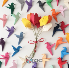 Encomenda Thais - Flores de origami na internet