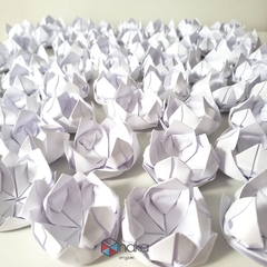 Forminha de Origami Flor de Lótus - Pronta Entrega - loja online