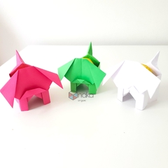 Forminha de Origami Dogs na internet