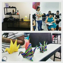 Oficina de Origami - Festa de Aniversário - Filha da Simoni - comprar online