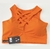 CROPPED FITNESS LARANJA