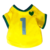 Camiseta do Brasil para Pet - comprar online