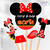 Topper para centro de mesa - Minnie Mouse 15