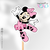 Topper para centro de mesa - Minnie Mouse 16