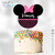 Cake topper - Minnie Mouse 23