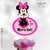 Topper para centro de mesa - Minnie Mouse 03