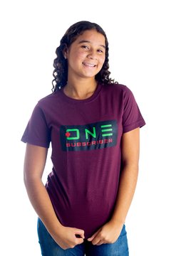 Camiseta feminina Malha 100% Algodão Fio 30.1 Penteado - comprar online