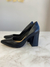 Scarpin Ana, cor preta, em couro - comprar online