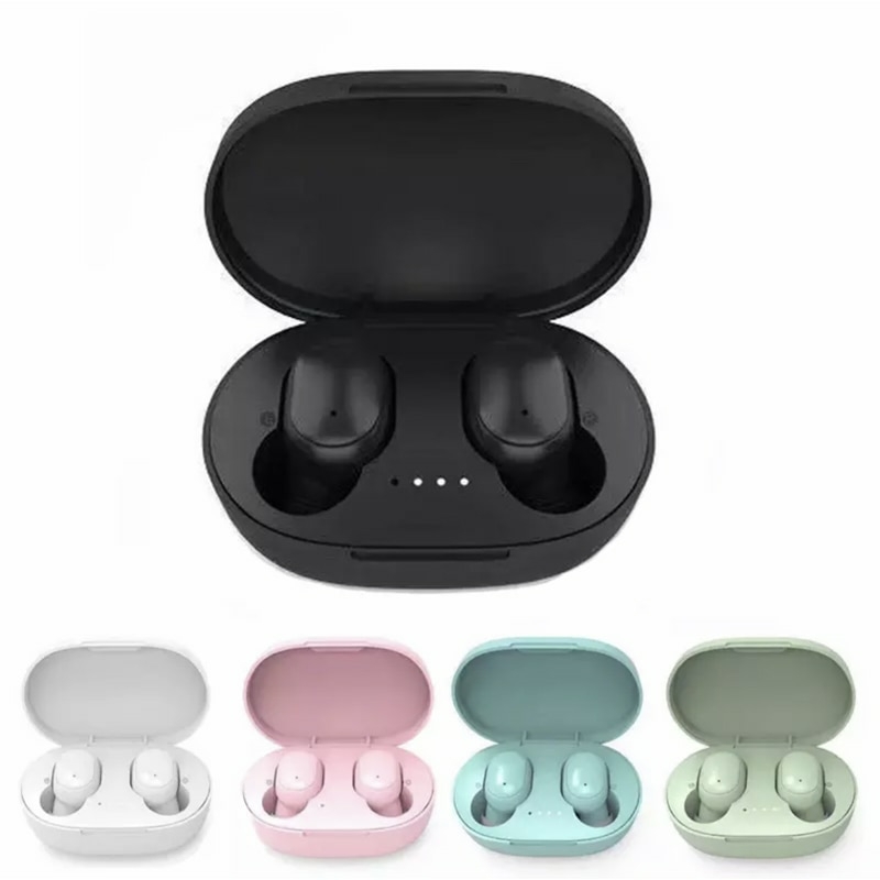 Auriculares Bluetooth Sem Fio Jogo Correndo Cartão Música Computador Celular  Preto