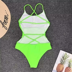 Monokini verde neón - tienda en línea