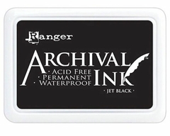 Almohadilla de tinta Ranger Archival Ink Jet Black