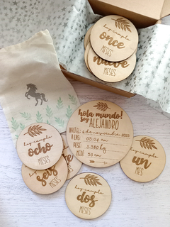 Baby Milestones Tags Personalizados